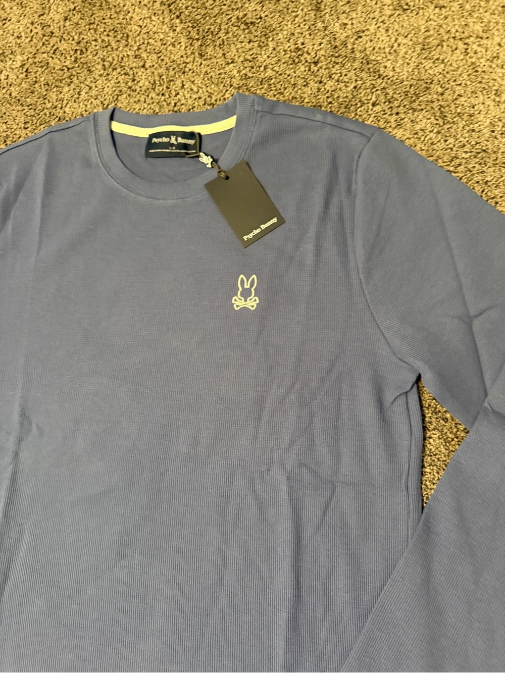 Psycho Bunny Waffle Lounge Long Sleeve Tee - Picture 3 of 7